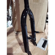 Front Fork with V Brake and Disc Brake Steel Fork Basikal Fork Basikal 20 Inci