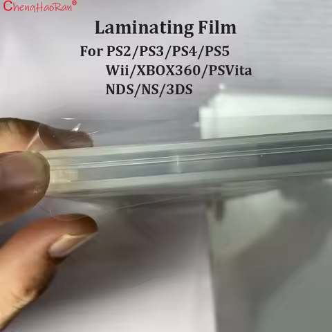 100PCS Plastic Film For PS2/PS3/PS4/PS5/Wii/XBOX360/PSVita/NDS/NS/3DS Game Packaging Smoke Film Hot 