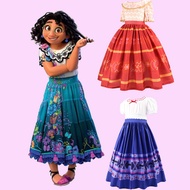Disney Costume Magic Full House Skirt Girls Dress cos Clothes Encanto Princess Dress Costume