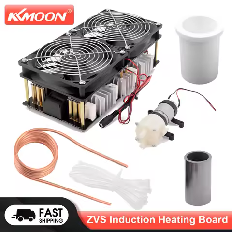 KKMOON 2500W ZVS Induction Heating Board Max 50A High Frequency Induction Heating Printed Circuit Bo