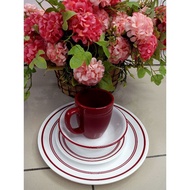 Jualan Loose Corelle Classic Cafe Red Corelle Mug Corelle Cup