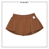 Kloset Design Parachute Skort (LS2-25-P001) Shorts With A Skirt-Like