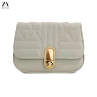 ZOE ARISAH HANDBAG WOMEN BAG RAYA 2026 VIRAL Metallic Turn-Lock Quilted Bag Crossbody Sling Bag TRAC