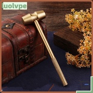 LUOLVUO Hammer, Brass Yellow Gavel, Judge Auction Prop Judge Hammers Company