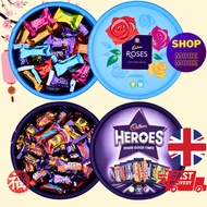 Cadbury UK Imported Dairy Milk Chocolates HEROES &amp; ROSES assorted TUB 600G~ From Cadbury UK