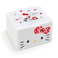 SANRIO - Hello Kitty 日版 按壓 彈蓋 小物盒 化妝棉 收納盒 凱蒂貓 2019年款 絕版