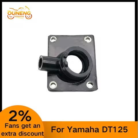 For Yamaha DT125 RS125 DT200 DT200S DT200U YFS200 Motorcycle Carburetor Intake Interface Pipe Joint 