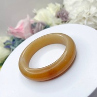 NO.110絕美滿糖俏紅焦糖鐲 佘太翠玉 內徑 56MM 圈口手鐲 平安鐲