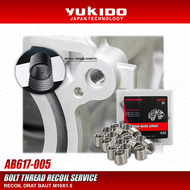 YUKIDO BOLT THREAD RECOIL SERVICE / RECOIL PERBAIKAN DRAT BAUT M10X1.5 2D