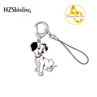 Cute 101 Dalmatians Cartoon Acrylic Dalmatians Keychain Backpack Bag Decoration Accessory