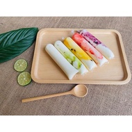 100g unfolded plastic yogurt bag size 4x16, 4x18