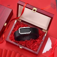 Katile Crocodile Men's Belt Genuine Leather 2024 New Style Cowhide Smooth Buckle Belt Trendy Casual 