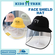 Baby Anti Bacteria Face Shield Hat Kids Face Shield Anti Bacteria Fisherman Hat Kids Cap Bucket Hat Face Shield