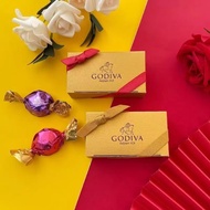 GODIVA GODIVA 2 Square Gift Box Same Style Empty Box Wedding Wedding Batch Zero * Tile Delivery Souv
