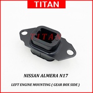(1pc) Left  Engine Mounting (Gear Box Side) 11220-1HA0B Nissan Almera N17 1.5 Auto Manual [2013~20]