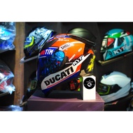 Fullface Royal M138 Helmet with KYT Ducati desmo Helmet