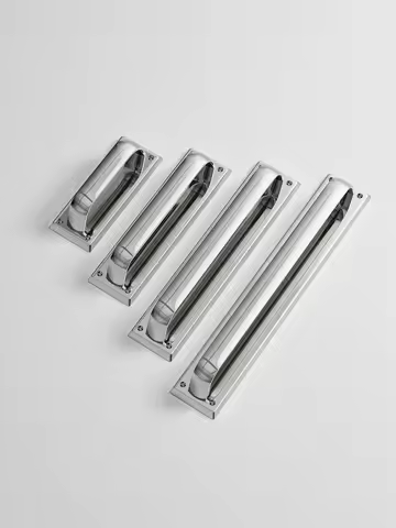 Dooroom Solid Brass Cabinet Handle Wardrobe Bauhaus Design Style Furniture Handles Kitchen Shoe Box
