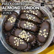 21pcs ALMOND LONDON FULLY COATED  by CHOCOLATE GARAGE