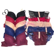 COD Ladies Sexy Push Up Lace Bra Panties Set (BRA PANTY TERNO) #6037