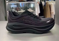 全新🌸 HOKA Bondi 9黑色隱形舒適防滑耐磨 hoka邦代9 男士休閒跑步鞋通勤鞋