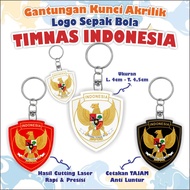 GANTUNGAN Garuda National Team Logo Keychain Acrylic Indonesian National Team Logo Keychain/ Nationa