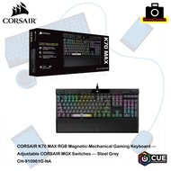 CORSAIR K70 MAX RGB Magnetic-Mechanical Gaming Keyboard — Adjustable CORSAIR MGX Switches — Steel Gr