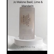 SOLIDE SCENTS |Solid Perfume Balm| Lime, Basil & Mandarin|Unisex Scent |J0.Mal one|Solide Scents & C