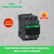 Schneider 3 Phase 18A (M7) AC 220V LC1D18M7 3P M7 SCHNEIDER Contactor