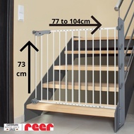 Reer Baby T-Gate Twin Fix Gate With Active Lock And Metal