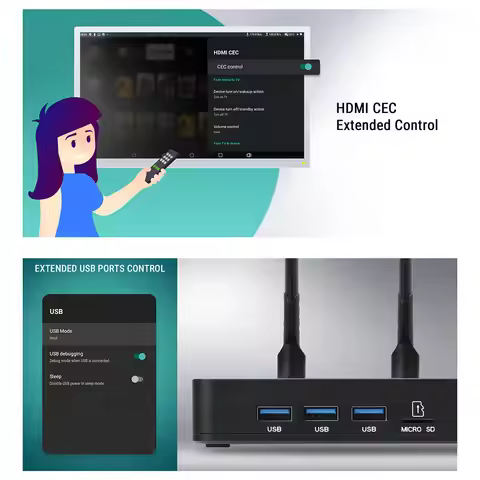 UGOOS AM9 Pro Amlogic S905X5-J AM9 Amlogic S905X5 TV BOX Android 14 LPDDR5 4G64G Supoprt AI-SR 4K HD