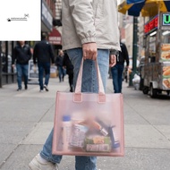 STATIONERYSTUDIO Water-Sprinkling Festival PVC Tote, Thick Durable Transparent Handbags,  Packaging 