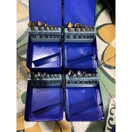 6-piece chamfering set includes 6,3,8,3;10,4;12,4;16,5;20,5 white and yellow noses specializing in b