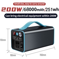 Power Station 118000mAh Power box camping 100Ah/300วัตต์ แค้มป์ปิ้ง แคมป์ปิ้ง กล่องสำรองไฟ 220V/12V/5V power power box แบตสำรองแคมป์ เพาเวอร์บ็อก แคมป์ปิ้ง portable power station