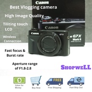 Canon PowerShot G7X Mark II G7X2 Digital Compact Camera for Vlogging YouTube Filmmaking Photography 