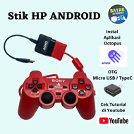 COD Stik HP Android (STIK PS2 + Converter + OTG Micro USB / TypeC) Stick Handphone High Quality