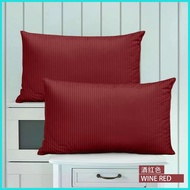 Plain stripe pillow case 20x30 inches