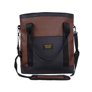 House of Smith Bdg Tote Bag - Quatro Slingbag Brown Texture - Shoulder Bag