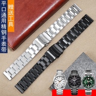 Stainless steel watch strap substitute Montblanc steel strap Zenith fossil Breitling stainless steel bracelet men's 20 22mm