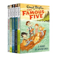 Crazy Detective Team1-5English Novel Books The Famous Five 5-Book Collection XHHR