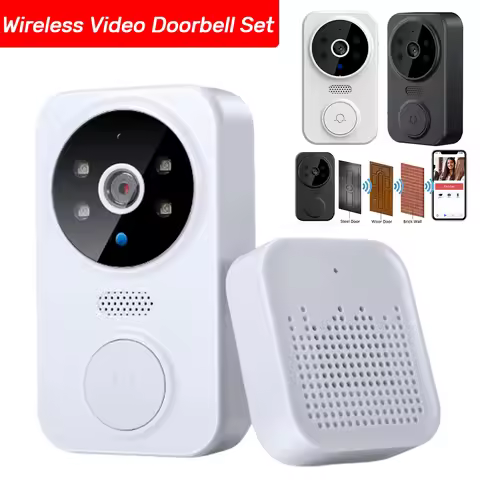 WiFi Smart Video Doorbell Camera Night Vision Smart Visual Doorbell APP Remote Monitoring Intelligen