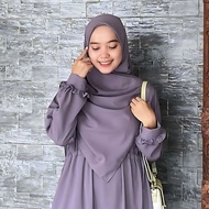 Wolfis Square Khimar Khimar Labuh Khimar Muslimah