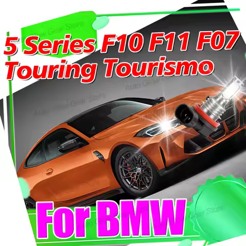 2x For BMW 5 Series F10 F11 F07 Touring Tourismo 2010-2024 2025 LED Fog Lights H8 H11 H11JP 6000K 12