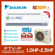 [New] Daikin 1.0HP-2.5HP R32 Standard Non Inverter Air Conditioner Wifi Smart Control (FTV-P Series) (FTV28PB / FTV35PB / FTV50PB / FTV60PB)