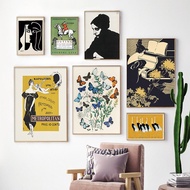 Japanese Style Picasso Bird Kanagawa Canvas Posters Prints Abstract Wall Art Painting Bedroom Decor