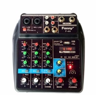 MINI 4-channel Mixer With Bluetooth MP3 USB SD Model F-4A