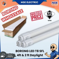 Lamp [BORONG] 25PCS X FSL LED T8 4 feet / 2 feet Glass Tube 9W / 18W (Daylight 6500k)