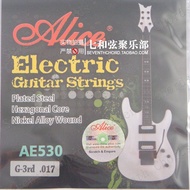 10 Pcs Single Electric Guitar 3 Strings Plated Steel Guitar 3 Strings G-3rd 017 inch (not strings se