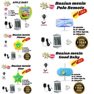 MESIN BUAIAN BAYI/BABY ELECTICAL MESIN CRADEL/SPIRING CRADEL/KAIN BOUCHER NET/POLO/ADAPTER BUAIAN