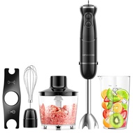 HAGOOGI Hand Blender Baby Food Blender Christmas Gift 6 in 1 800W Electric Mixer Ice, Meat, Fruit, Vegetable Whisk Juicer Food Processor Cookware Hand Mixer