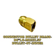 CONNECTOR BULLET BRASS-D6*1.0-M12X1.5P - BULLET-07-INNER